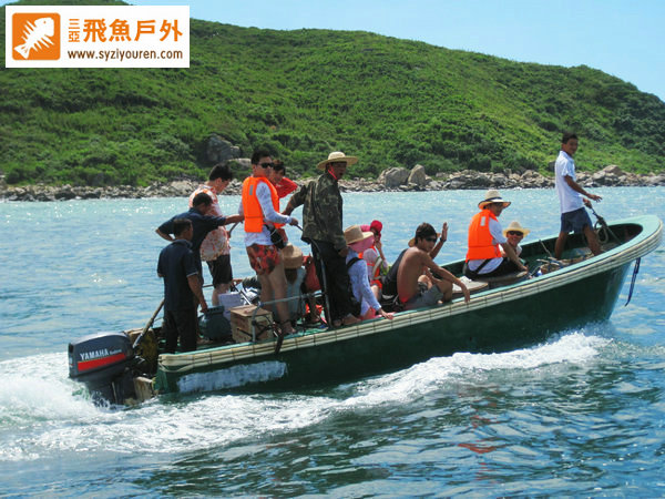 大洲岛出发咯